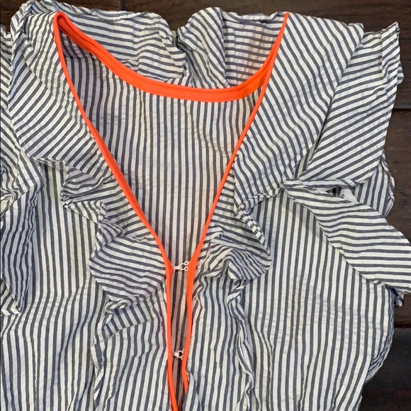 J. Crew Crewcuts Girls Dress Size 12 Striped - Picture 3 of 4